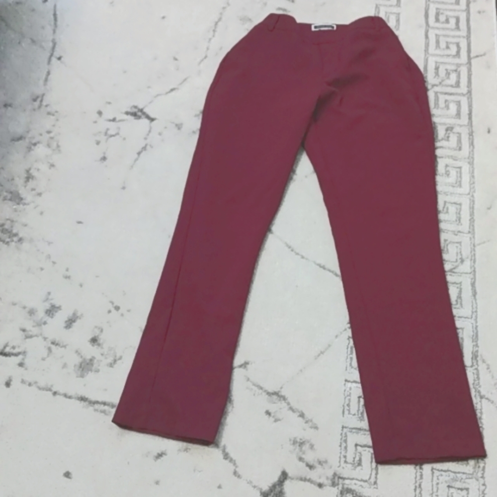 Burgundy pants size 3